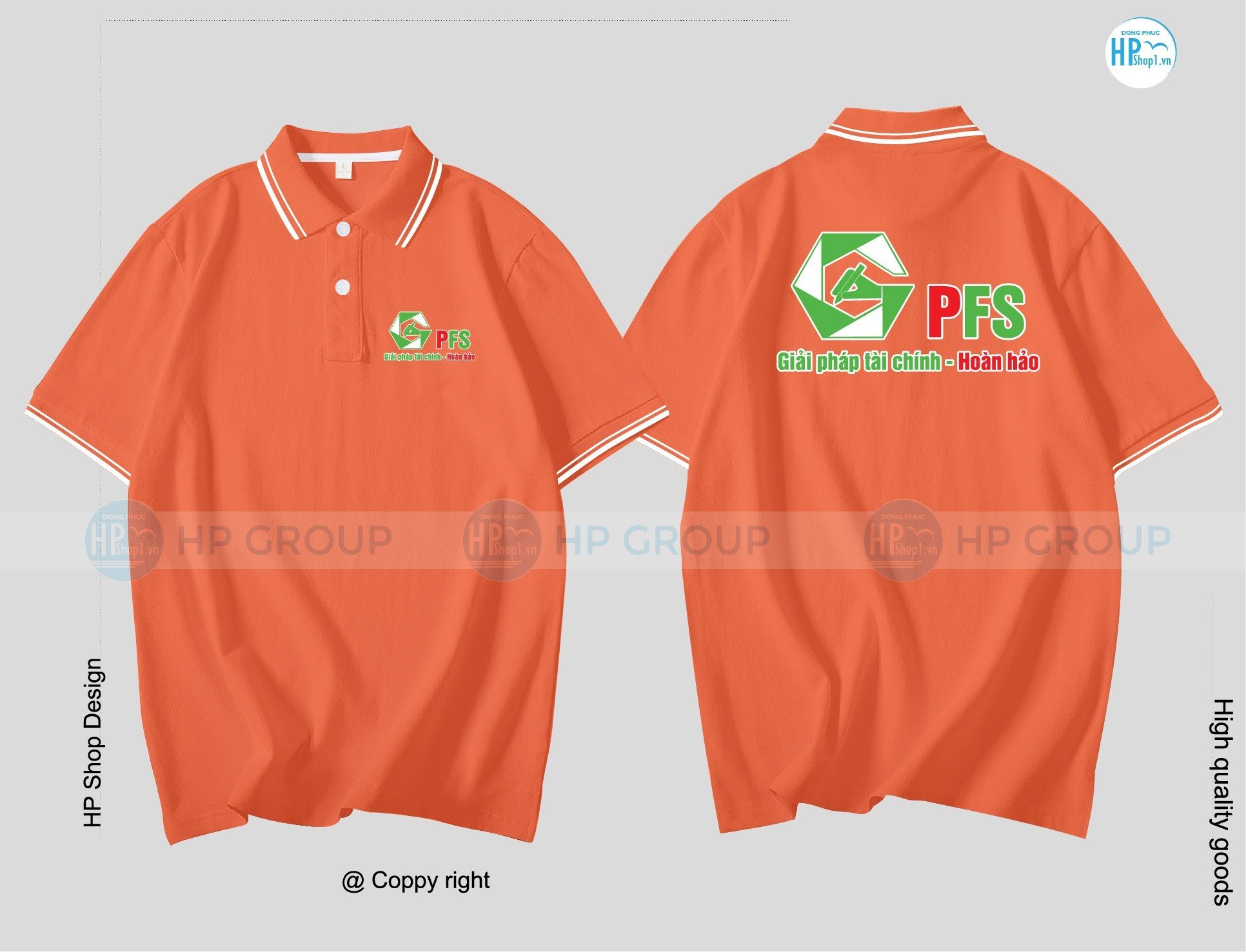 Mẫu áo đồng phục công ty giải pháp tài chính PFS